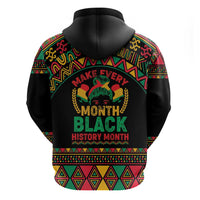 Make Every Month Black History Month Hoodie African Pattern - Wonder Print Shop