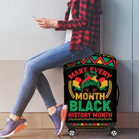 Make Every Month Black History Month Luggage Cover African Pattern - Wonder Print Shop