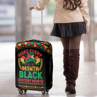 Make Every Month Black History Month Luggage Cover African Pattern - Wonder Print Shop