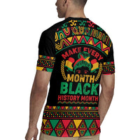 Make Every Month Black History Month Rugby Jersey African Pattern - Wonder Print Shop