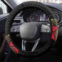 Make Every Month Black History Month Steering Wheel Cover African Pattern - Wonder Print Shop