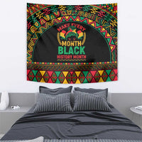 Make Every Month Black History Month Tapestry African Pattern - Wonder Print Shop