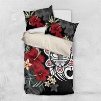 Taino Sun Tribal Bedding Set Tropical Hibiscus - Wonder Print Shop
