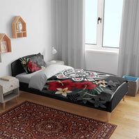 Taino Sun Tribal Bedding Set Tropical Hibiscus - Wonder Print Shop