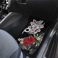 Taino Sun Tribal Car Mats Tropical Hibiscus - Wonder Print Shop