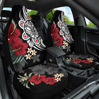 Taino Sun Tribal Car Seat Cover Tropical Hibiscus - Wonder Print Shop