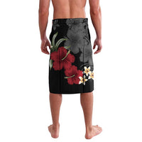 Taino Sun Tribal Lavalava Tropical Hibiscus - Wonder Print Shop