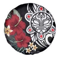 Taino Sun Tribal Spare Tire Cover Tropical Hibiscus - Wonder Print Shop