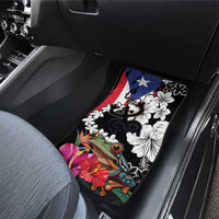 Boricua Taino Coqui Tropical Car Mats Puerto Rico Grunge Flag - Wonder Print Shop