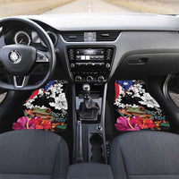 Boricua Taino Coqui Tropical Car Mats Puerto Rico Grunge Flag - Wonder Print Shop