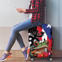 Boricua Taino Coqui Tropical Luggage Cover Puerto Rico Grunge Flag - Wonder Print Shop