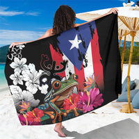Boricua Taino Coqui Tropical Sarong Puerto Rico Grunge Flag - Wonder Print Shop