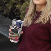 Boricua Taino Coqui Tropical Tumbler Cup Puerto Rico Grunge Flag - Wonder Print Shop