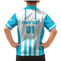 Custom Honduras Football Family Matching Mermaid Dress and Hawaiian Shirt Vamos Los Catrachos