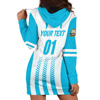 Custom Honduras Football Hoodie Dress Vamos Los Catrachos