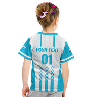 Custom Honduras Football Kid T Shirt Vamos Los Catrachos