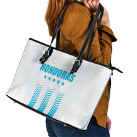Honduras Football Leather Tote Bag Vamos Los Catrachos