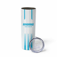 Custom Honduras Football Skinny Tumbler Vamos Los Catrachos