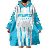 Custom Honduras Football Wearable Blanket Hoodie Vamos Los Catrachos