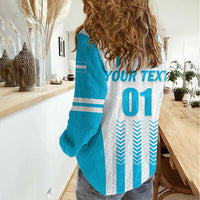 Custom Honduras Football Women Casual Shirt Vamos Los Catrachos