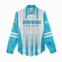 Custom Honduras Football Women Casual Shirt Vamos Los Catrachos