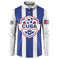 Custom Cuba Football Button Sweatshirt Los Leones del Caribe