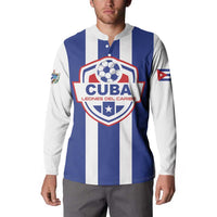 Custom Cuba Football Button Sweatshirt Los Leones del Caribe