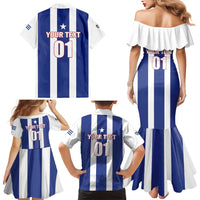 Custom Cuba Football Family Matching Mermaid Dress and Hawaiian Shirt Los Leones del Caribe
