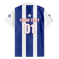 Custom Cuba Football Family Matching Short Sleeve Bodycon Dress and Hawaiian Shirt Los Leones del Caribe