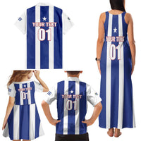 Custom Cuba Football Family Matching Tank Maxi Dress and Hawaiian Shirt Los Leones del Caribe