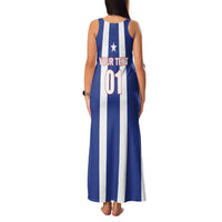 Custom Cuba Football Family Matching Tank Maxi Dress and Hawaiian Shirt Los Leones del Caribe