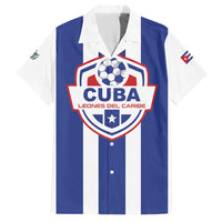 Custom Cuba Football Hawaiian Shirt Los Leones del Caribe