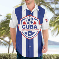 Custom Cuba Football Hawaiian Shirt Los Leones del Caribe