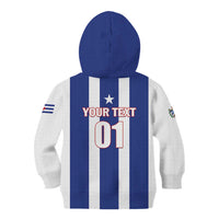 Custom Cuba Football Kid Hoodie Los Leones del Caribe