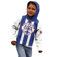 Custom Cuba Football Kid Hoodie Los Leones del Caribe
