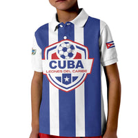 Custom Cuba Football Kid Polo Shirt Los Leones del Caribe