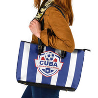 Cuba Football Leather Tote Bag Los Leones del Caribe
