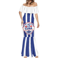 Custom Cuba Football Mermaid Dress Los Leones del Caribe