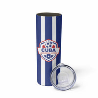 Custom Cuba Football Skinny Tumbler Los Leones del Caribe