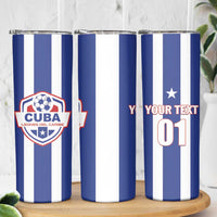 Custom Cuba Football Skinny Tumbler Los Leones del Caribe