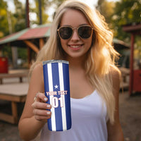 Custom Cuba Football Skinny Tumbler Los Leones del Caribe