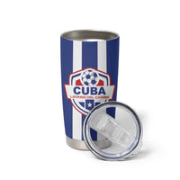 Custom Cuba Football Tumbler Cup Los Leones del Caribe