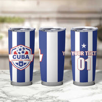 Custom Cuba Football Tumbler Cup Los Leones del Caribe
