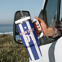 Custom Cuba Football Tumbler With Handle Los Leones del Caribe