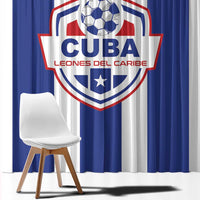 Cuba Football Window Curtain Los Leones del Caribe