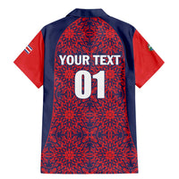Custom Costa Rica Football Family Matching Mermaid Dress and Hawaiian Shirt Los Ticos Unique Pattern