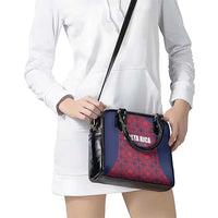 Costa Rica Football Shoulder Handbag Los Ticos Unique Pattern