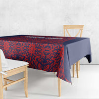 Costa Rica Football Tablecloth Los Ticos Unique Pattern