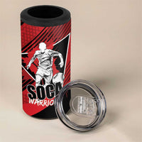 Custom Trinidad and Tobago Football 4 in 1 Can Cooler Tumbler Soca Warriors In My Heart