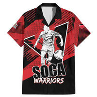 Custom Trinidad and Tobago Football Family Matching Mermaid Dress and Hawaiian Shirt Soca Warriors In My Heart